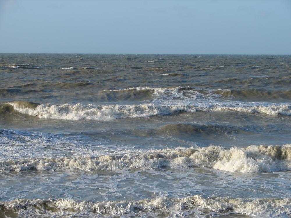 Brekende golven aan de Belgische kust | © VLIZ Nathalie De Hauwere